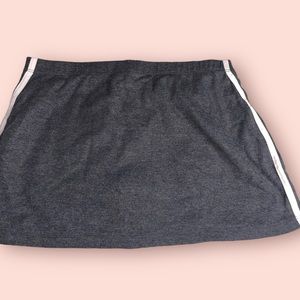 Grey Cotton Skort